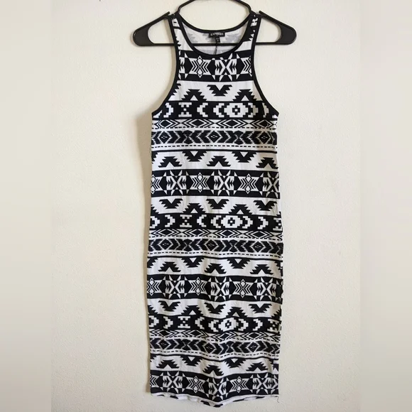 Women's Express black and white dress